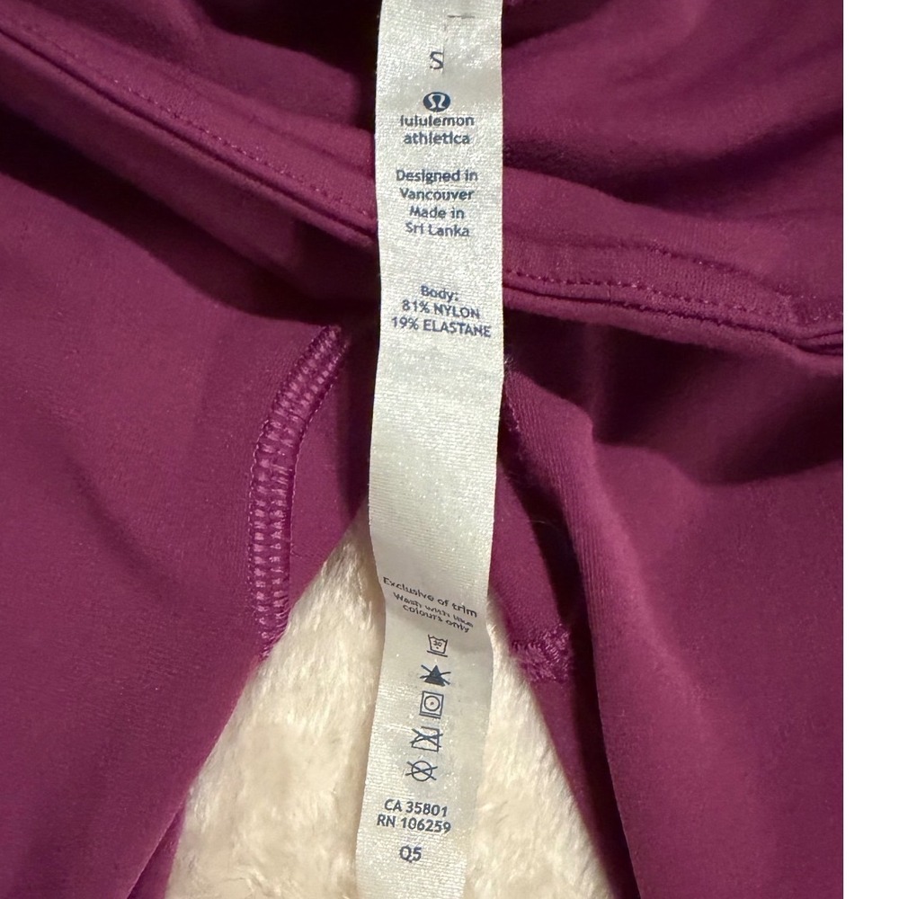 Lululemon Tight Stuff Tight II Berry Purple High Rise Running Leggings Womens 6 - Picture 5 of 15